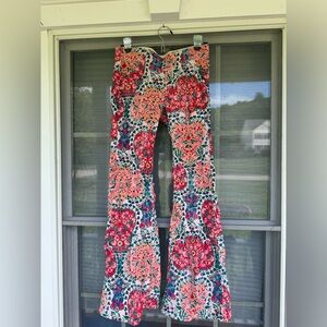 We The Free Print Flare Pants Size 27 Short